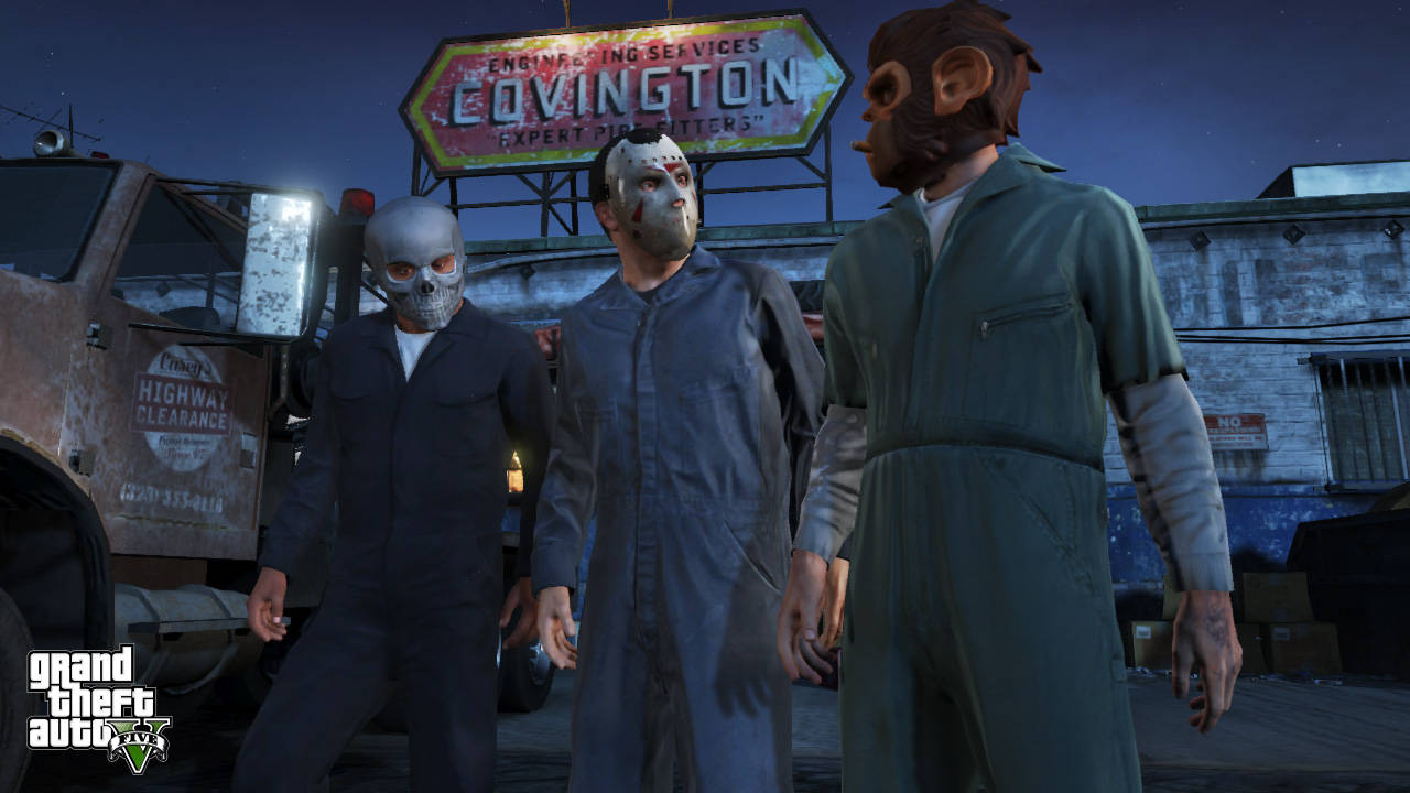 GTA V Charaktere mit Masken