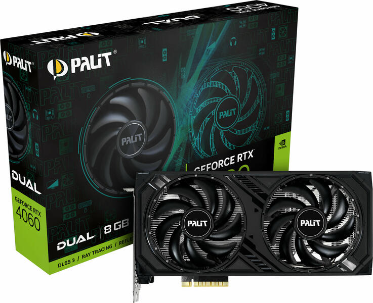 Palit GeForce RTX 4060 Dual und StormX angekündigt Palit GeForce RTX 4060 Dual und StormX angekündigt
