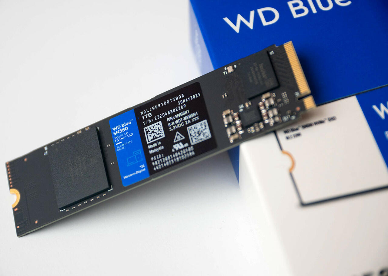 WD Blue SN580  Bild © WD