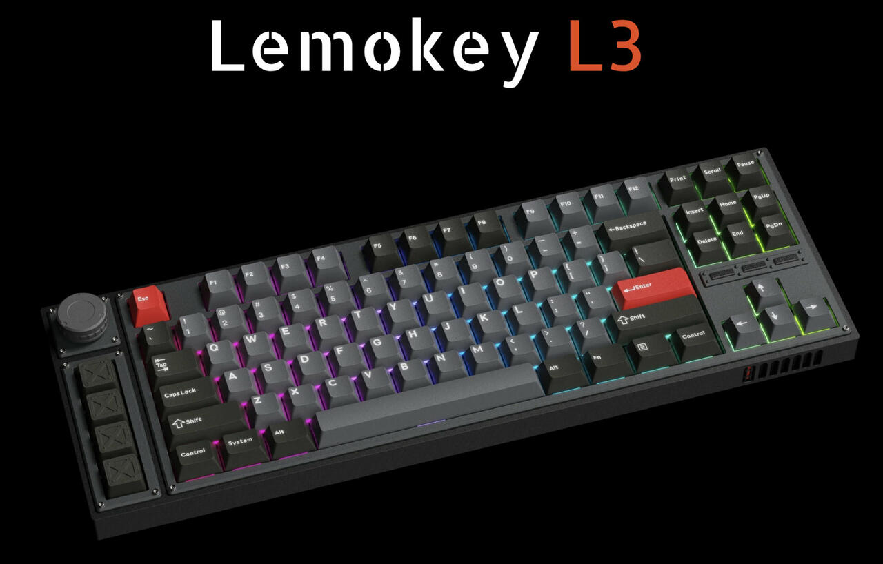 Keychron legt einend rauf: Lemokey L3 Serie für Gamer  Bild © Keychron