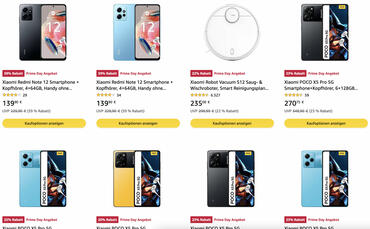 XIAOMI Produkte beim Amazon Prime Day bis zu 39% günstiger