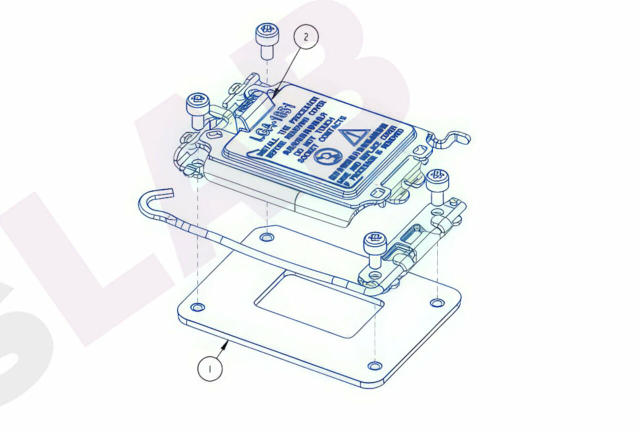 LGA-1851 Sockel  Bild © IgorsLab