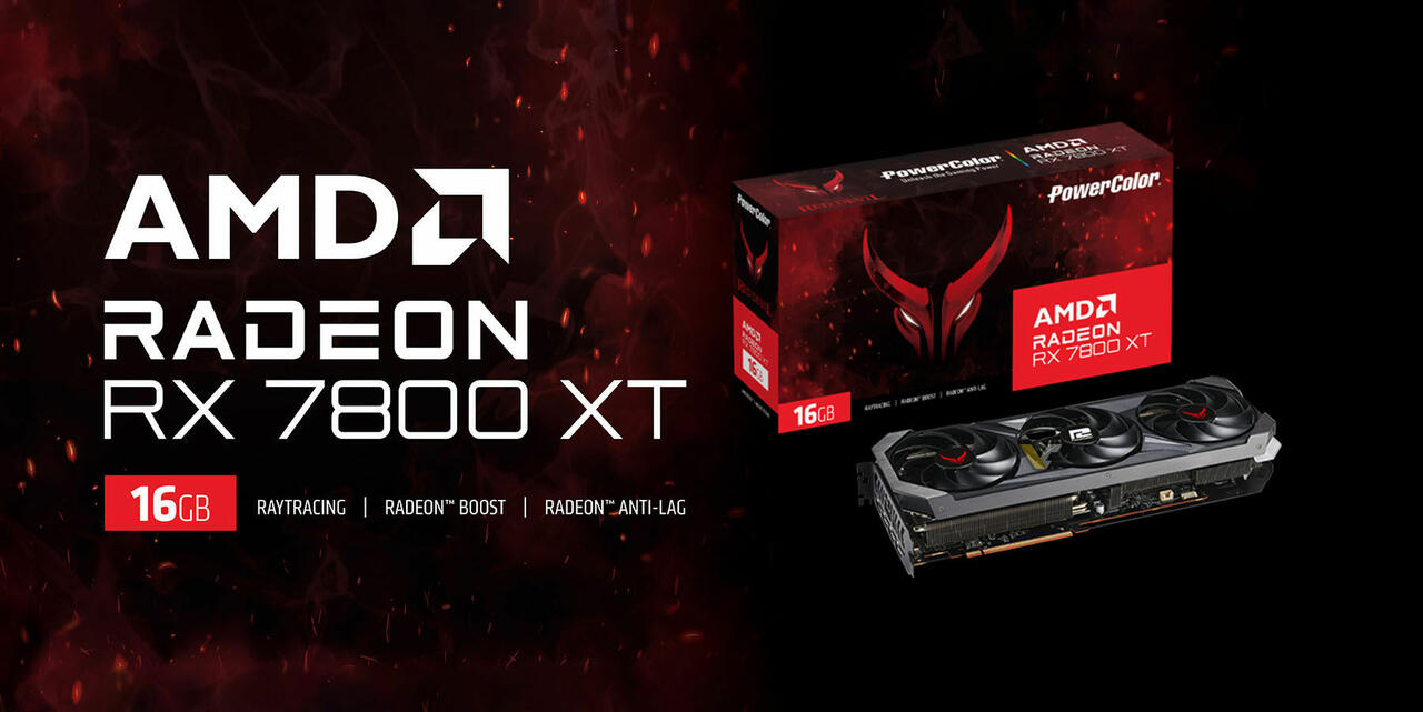 Powercolor Radeon RX 7800 XT REDDEVIL