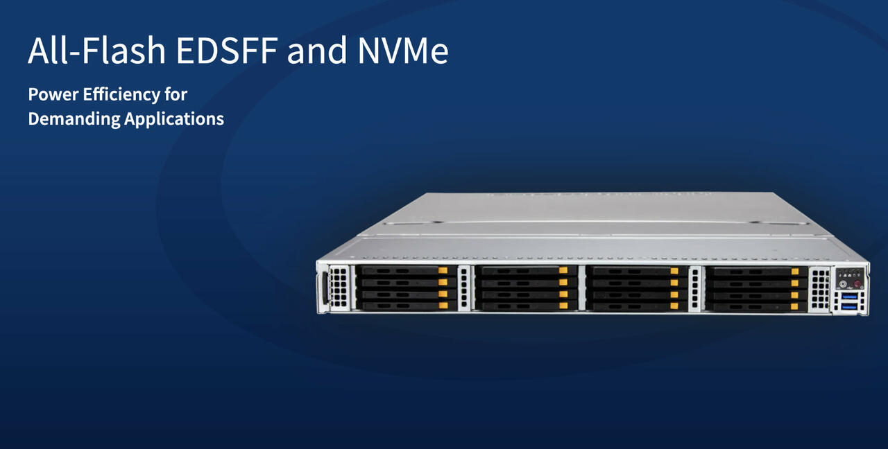 Supermicro E3.S All-Flash Storage  Bild © Supermicro