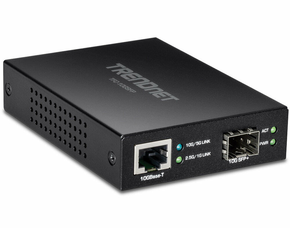 TRENDnet TFC-10GSFP 10GBASE-T zu SFP+  Bild © TRENDnet