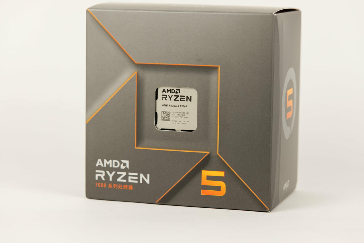AMD Ryzen 5 7500F Verpackung  Bild © PCMasters.de