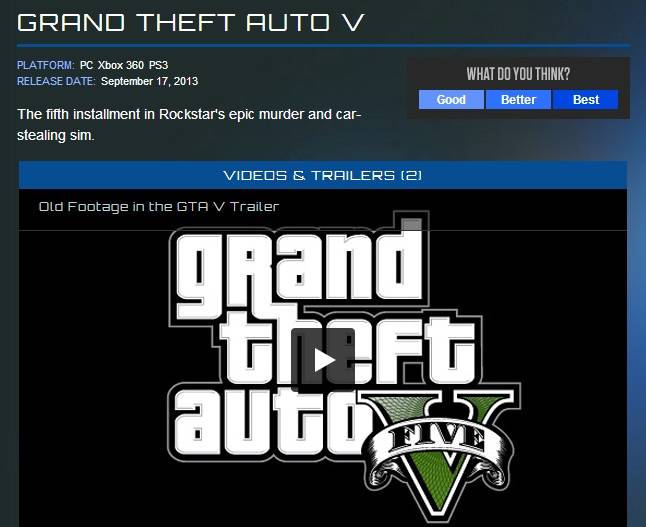 GTA5 PC Version E3Insider Screenshot
