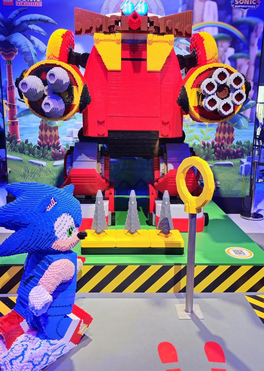 Sonic Superstars Gamescom2023 Lego Figur  Bild © PCMasters.de