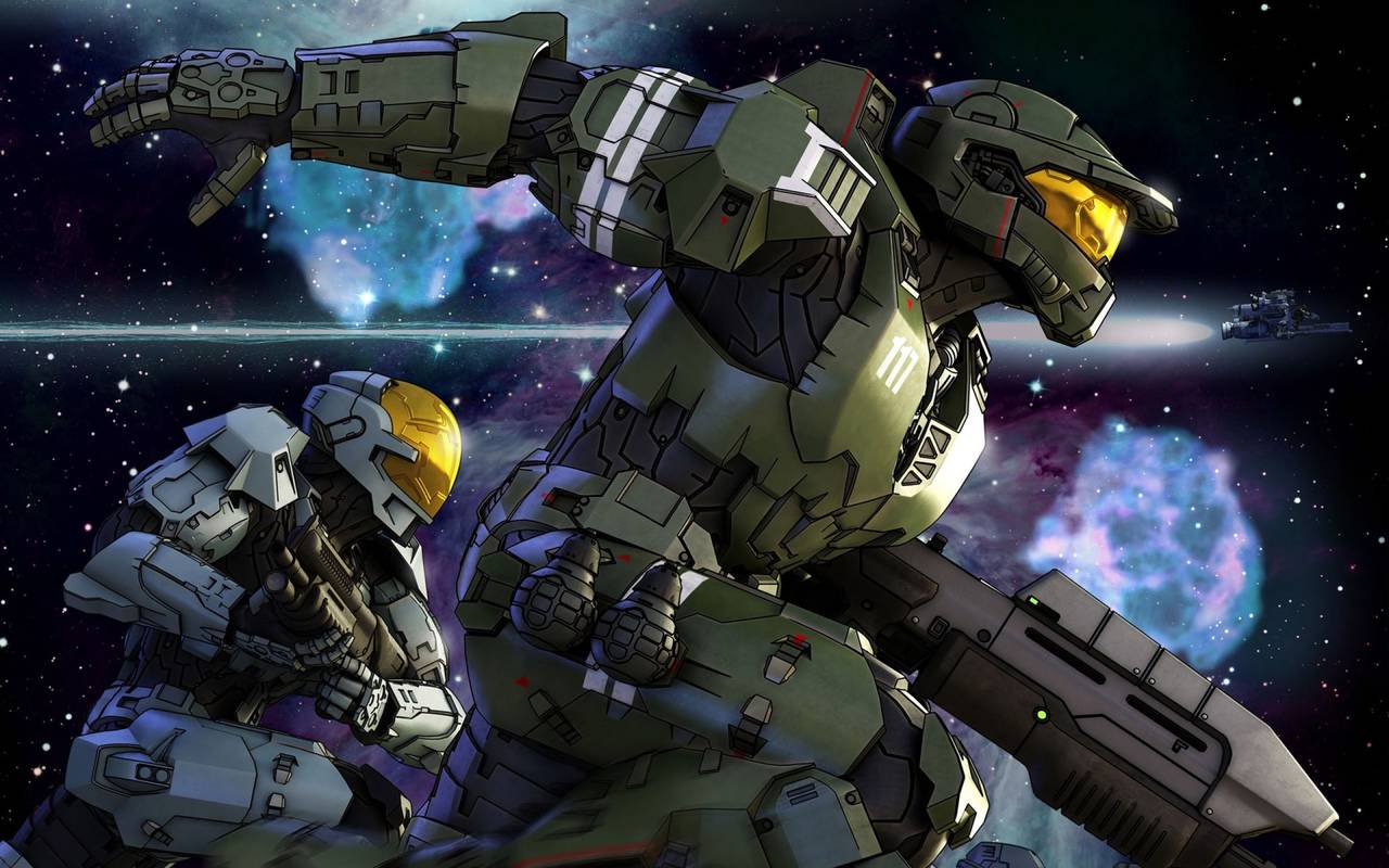Halo Spartaner Comicstyle  Bild © VR-Zone