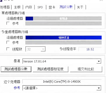 Intel CORE-i9-14900K CPU-Z