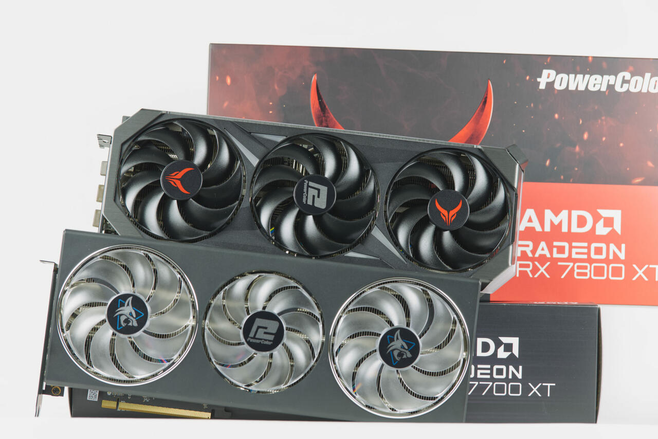 PowerColor Radeon RX 7800 XT RedDevil RX 7700 XT Review