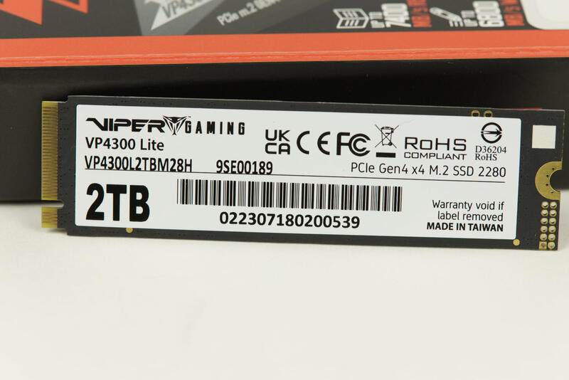 Patriot Viper VP4300 Lite Rückseite Patriot Viper VP4300 Lite Rückseite