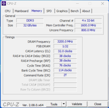 Intel Core i9-1300K CPUZ