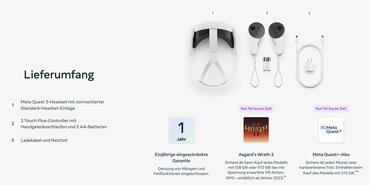 Meta Quest 3 Launch und Link Systemanforderungen