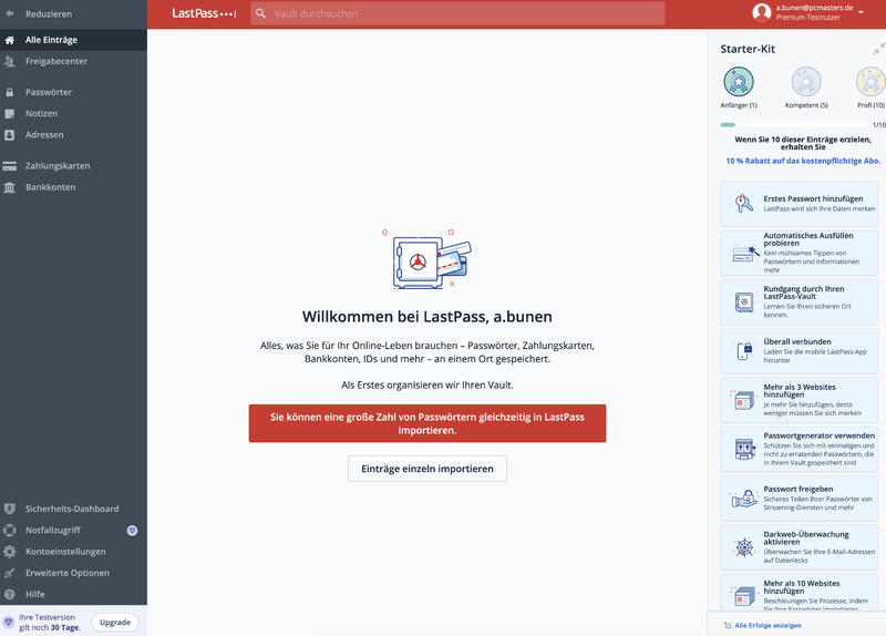 LastPass-Passwortmanager LastPass-Passwortmanager