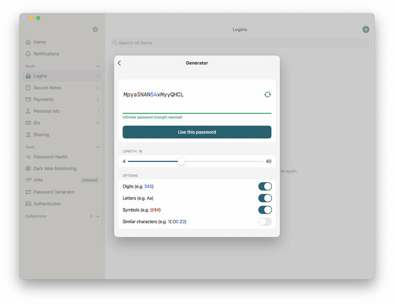 Dashline Passwort-Manager Dashline Passwort-Manager