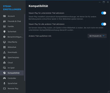 Steam-Settings