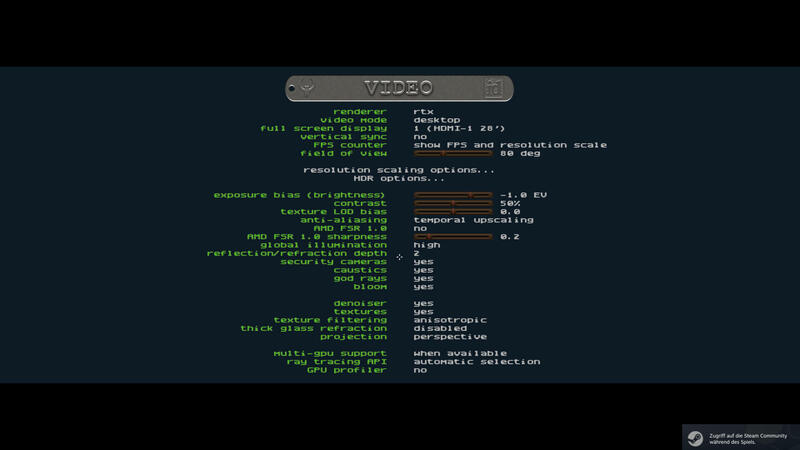 Linux Server-/Workstation-System Quake-2-RTX-4k-Settings Linux Server-/Workstation-System Quake-2-RTX-4k-Settings
