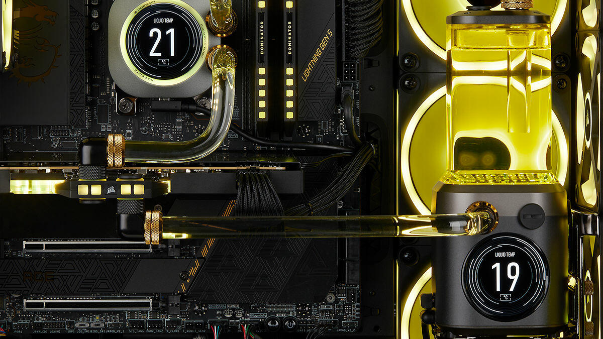 iCUE LINK XD5 RGB ELITE LCD  Bild © Corsair