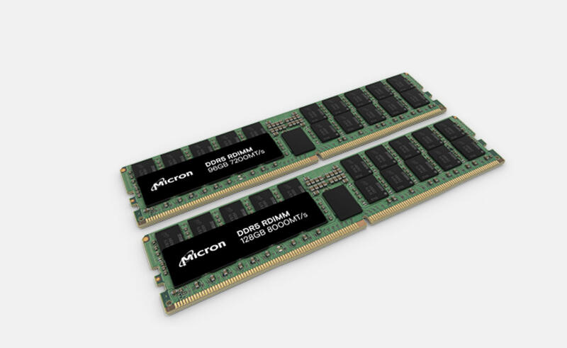 Micron128 GB DDR5-RDIMM Speicher für Server Micron128 GB DDR5-RDIMM Speicher für Server