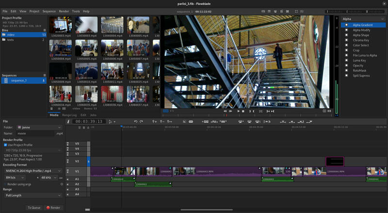 Kostenloser Linux-Video-Editor