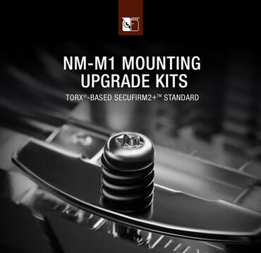 Noctua NM-M1-MP83 und NM-M1-MP78 Kits mit Torx-Schrauben