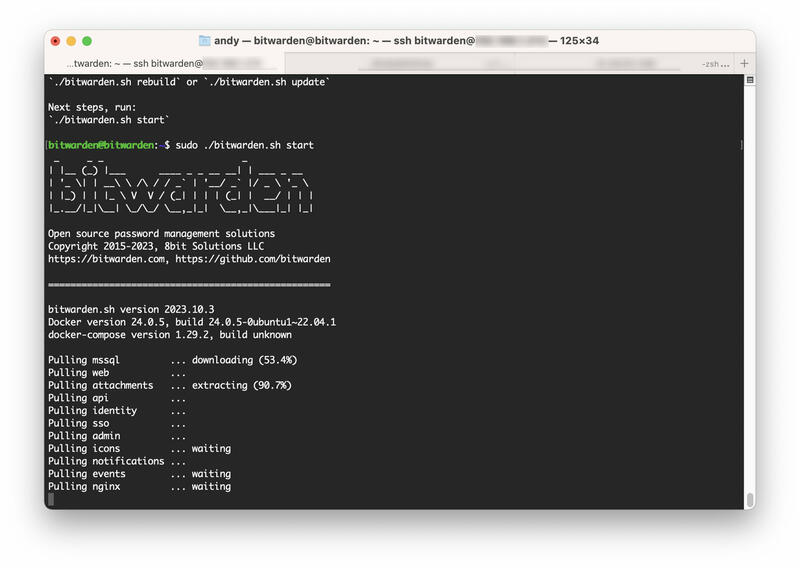 Passwort Manager selbst hosten - Docker Installation Passwort Manager selbst hosten - Docker Installation