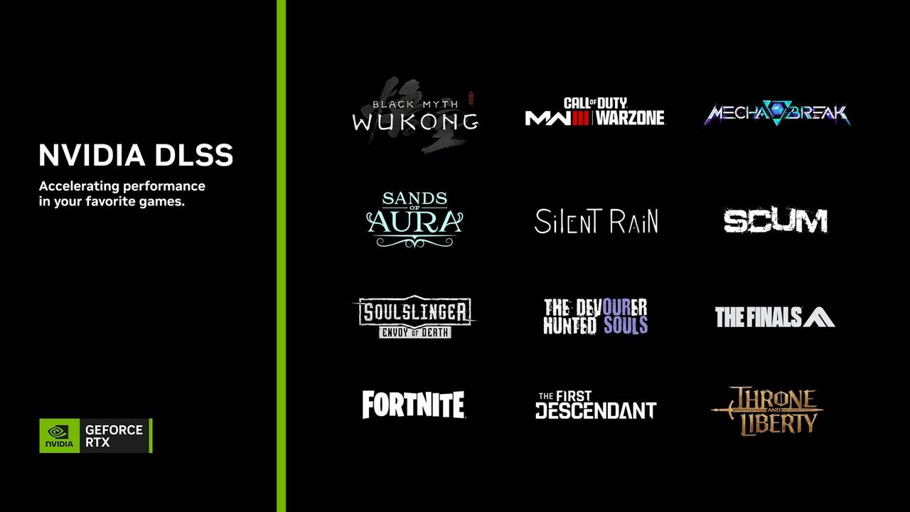 8 weitere Spiele bekommen DLSS-Unterstützung  Bild © NVIDIA