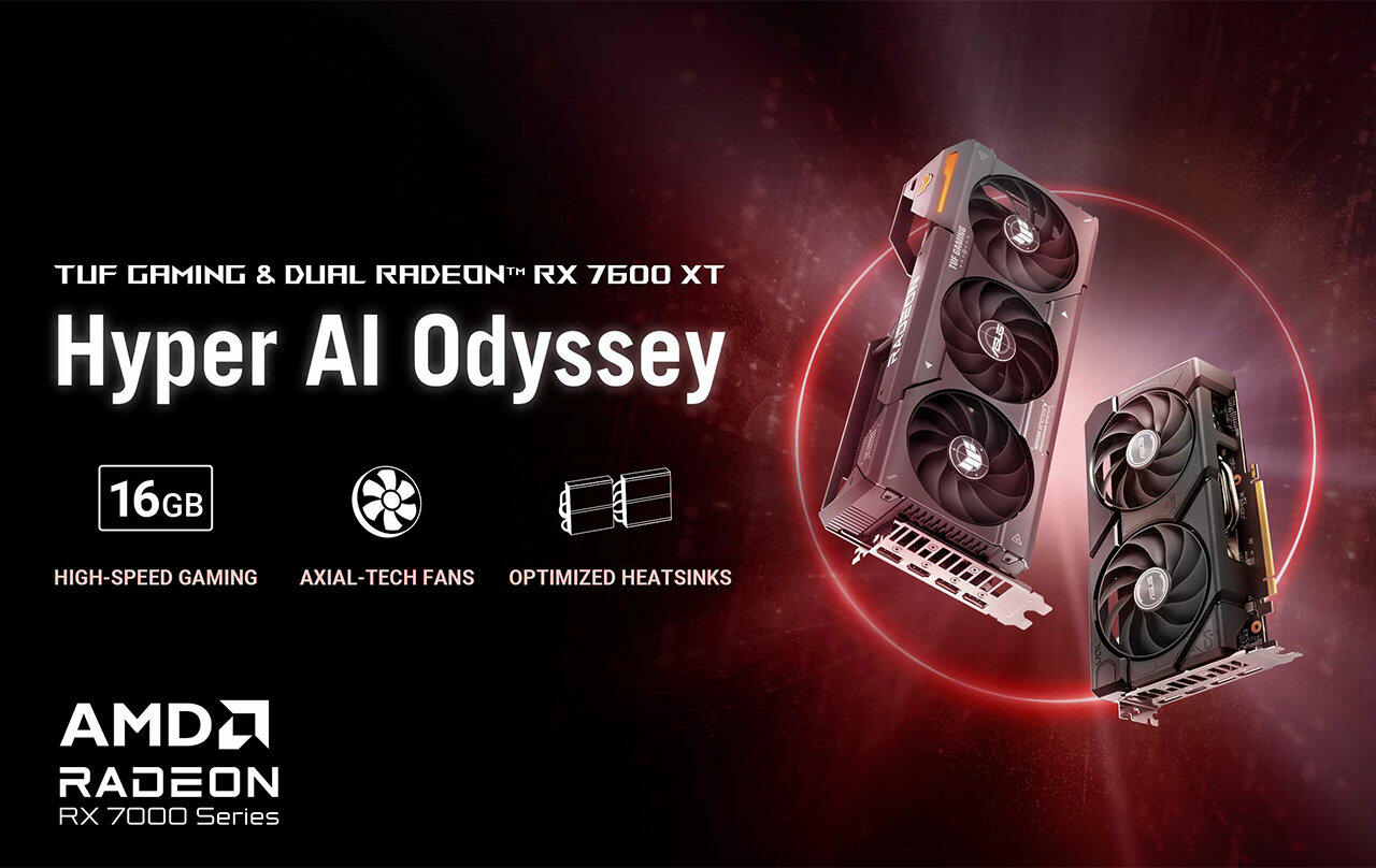 ASUS Radeon RX 7600 XT  Bild © ASUS