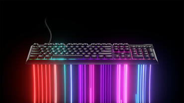 CORSAIR K55 CORE: Schlichte Full-Size-Tastatur für 50€