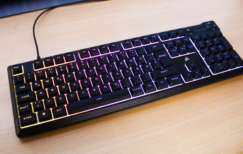 Corsair K55 CORE RGB-Beleuchtung