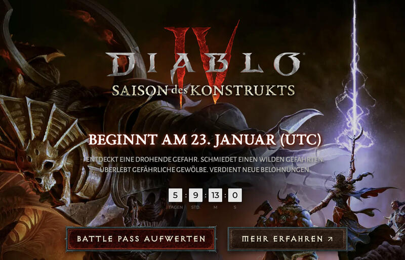 Diablo IV Saison des Konstrukts Diablo IV Saison des Konstrukts