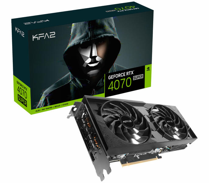 KFA2 GeForce RTX 4070 SUPER 1-Click OC 2X KFA2 GeForce RTX 4070 SUPER 1-Click OC 2X