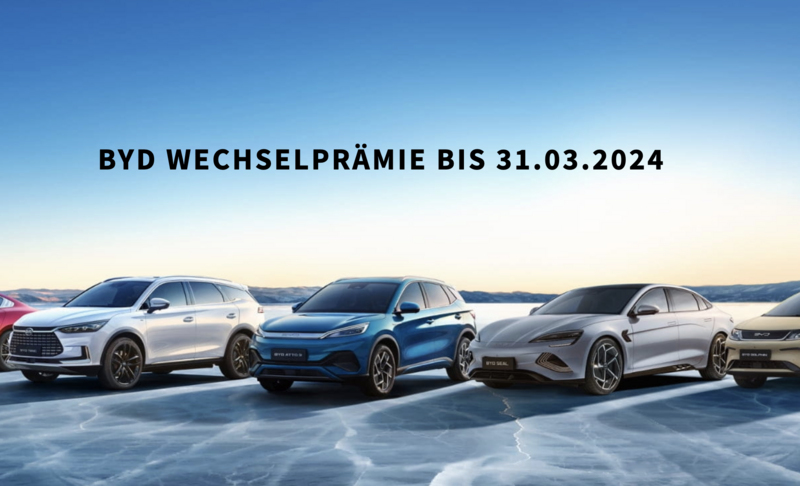 BYD Elektroauto-Preise fallen 
