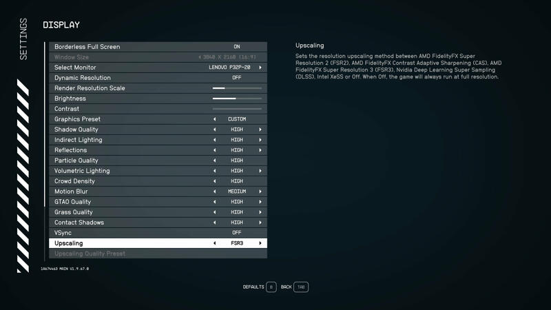Starfield bekommt FidelityFX Super Resolution 3 (FSR3) Starfield bekommt FidelityFX Super Resolution 3 (FSR3)