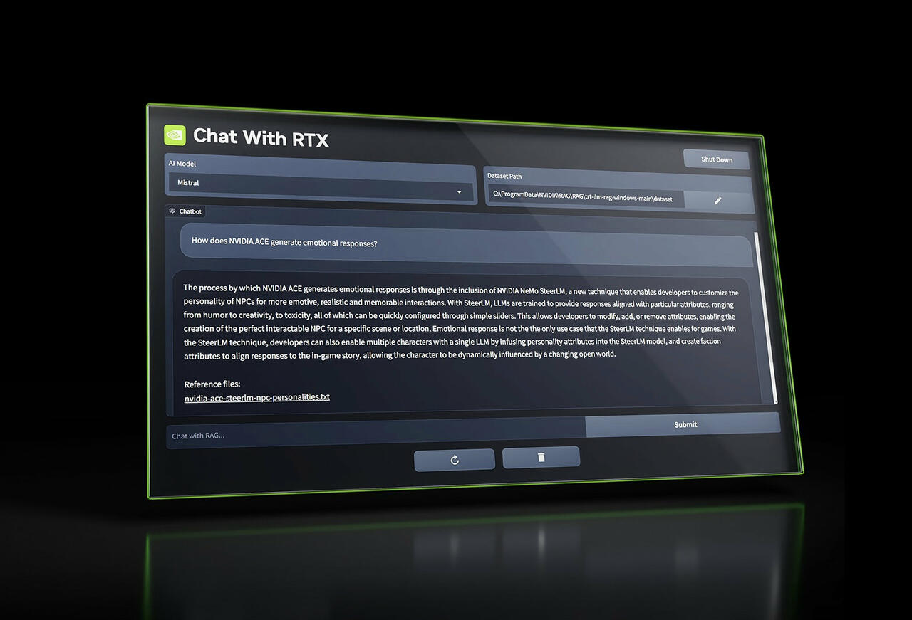 KI-Sprachgenerator kostenlos lokal auf Grafikakrten betreiben  Bild © NVIDIA