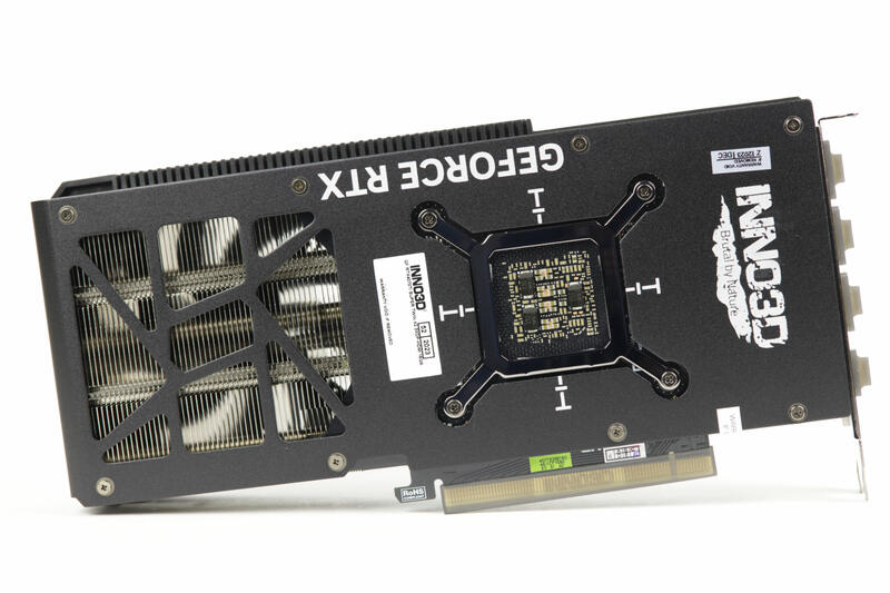 INNO3D GeForce RTX 4070 Ti SUPER Twin X2 - Backplate INNO3D GeForce RTX 4070 Ti SUPER Twin X2 - Backplate