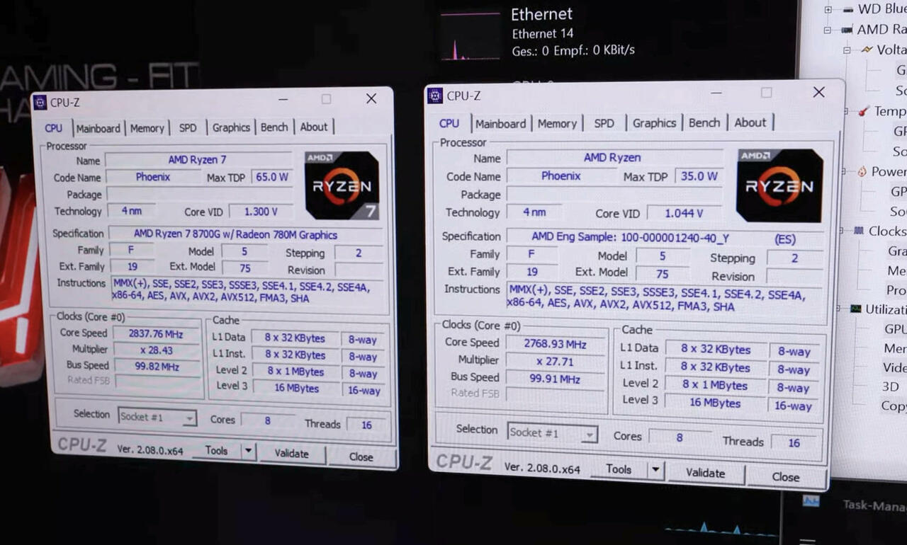 AMD Ryzen 7 8700GE   Bild © GucksTV