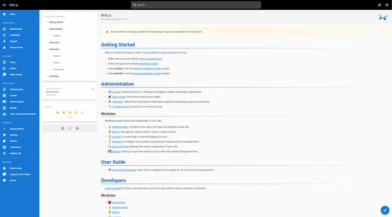 Wiki.js Wiki.js