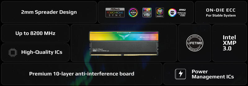 T-FORCE XTREEM ARGB DDR5 T-FORCE XTREEM ARGB DDR5