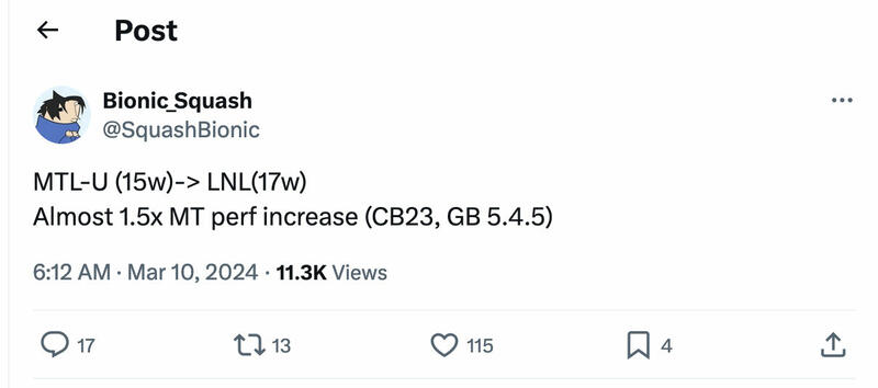 Lunar Lake CPU-Leak