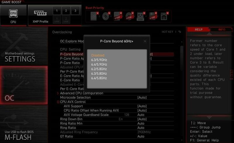 MSI bietet 6,4 GHz-Profil für Core i9-14900KS MSI bietet 6,4 GHz-Profil für Core i9-14900KS