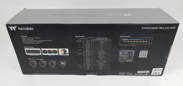 Thermaltake TOUGHLIQUID Ultra 420 RGB - Verpackung hinten