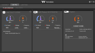 Thermaltake TOUGHLIQUID Ultra 420 RGB - Software