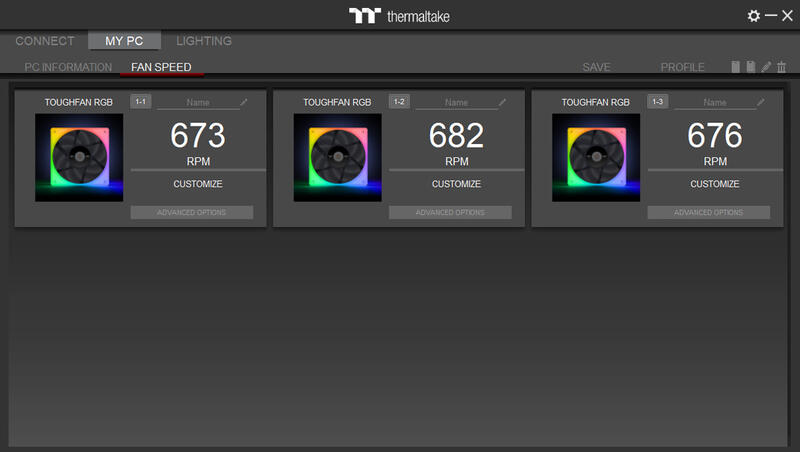 Thermaltake TOUGHLIQUID Ultra 420 RGB - Software