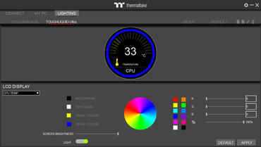 Thermaltake TOUGHLIQUID Ultra 420 RGB - Software