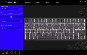 Endorfy Thock TKL Wireless Pudding - Software