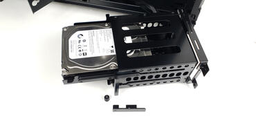 Lian Li O11 Dynamic EVO XL - HDD-Käfig Verbaut