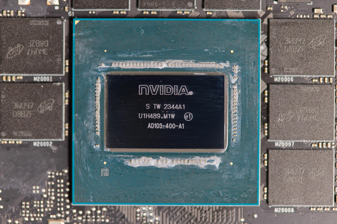 GeForce RTX 4080 SUPER - AD103-400-A1-Die  Bild © PCMasters.de
